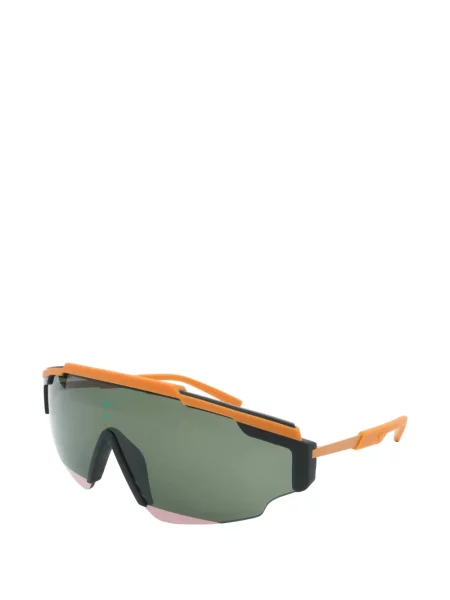 Ochelari de soare Nike de catifea cu autograf retro alb
