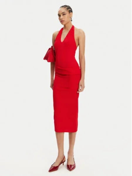 JACQUEMUS Koktejlové šaty červená