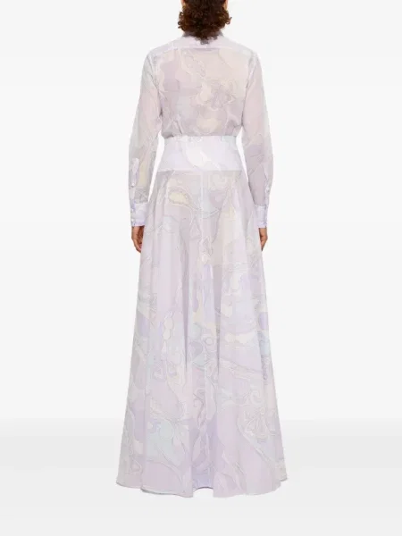 Cămașă Pucci cu imagine violet