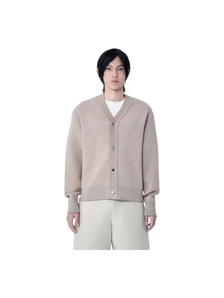 Kardigan Jacquemus wełniany beżowy