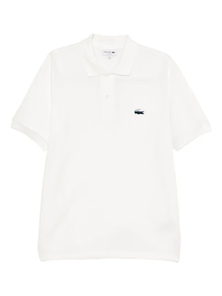 Polo Lacoste cu broderie alb