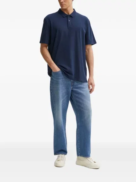 Scurt reversibil tricou Levi's® cu imagine negru