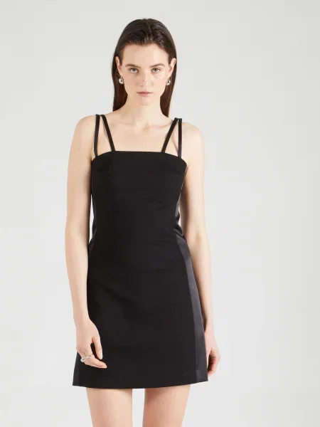 Karl Lagerfeld rochie mini mulata negru