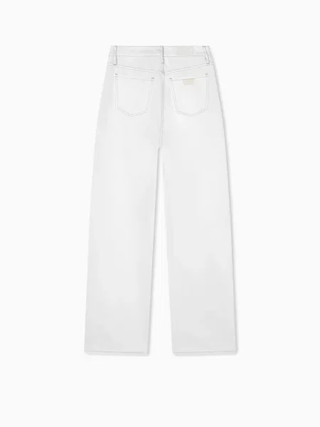 Прямые джинсы Armani Exchange белые