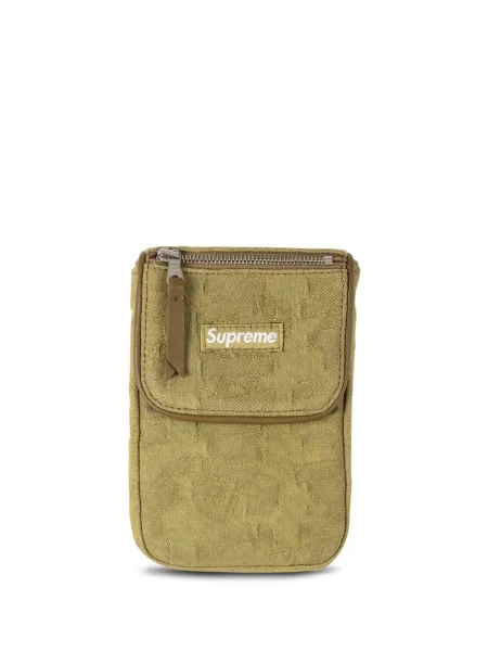Portofel Supreme din jacard verde