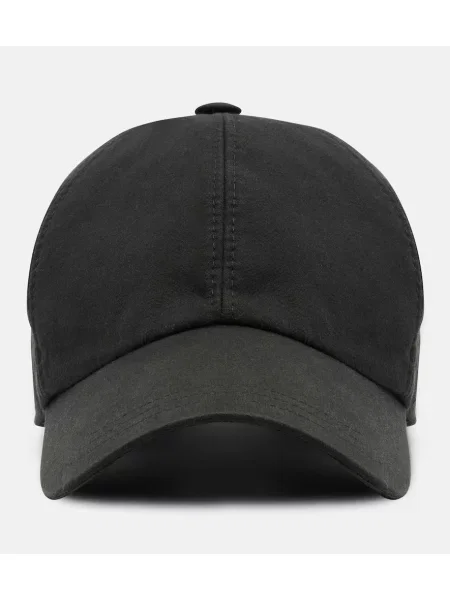 Șapcă The Row din canvas negru