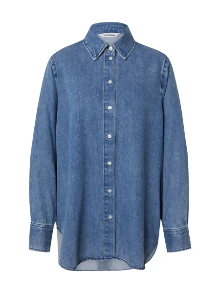 Soft Rebels Bluză Keira denim albastru