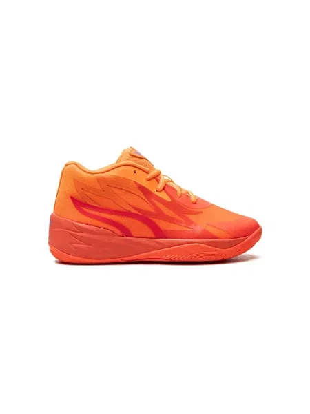 Sneakersy dziecięce Puma pomarańczowe