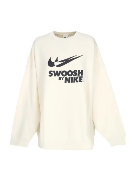 Bluza Nike z logo beżowa