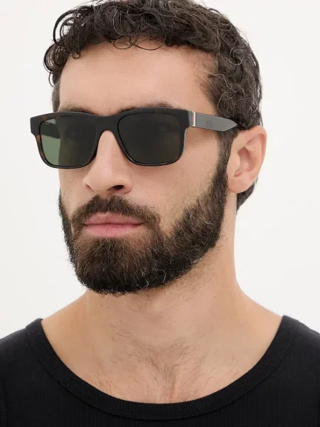 Gucci ochelari de soare pătrați pentru bărbați maro