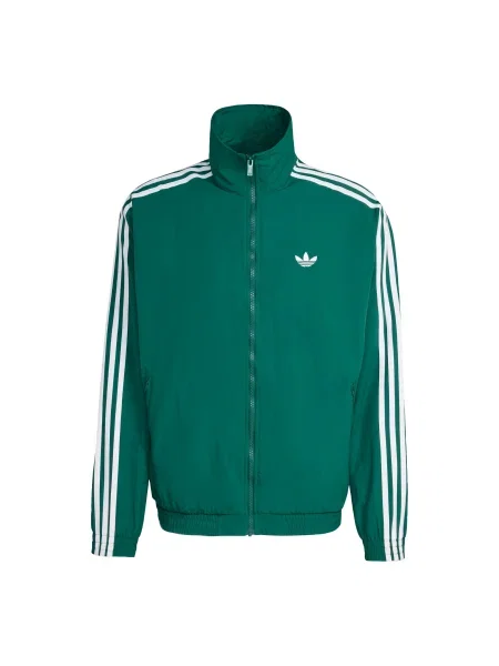 ADIDAS ORIGINALS Átmeneti dzseki Firebird sötétzöld fehér