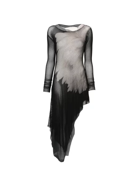 Rochie midi Yohji Yamamoto negru