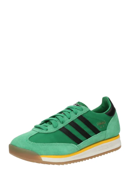 ADIDAS ORIGINALS Nízke tenisky SL / čierna zelená