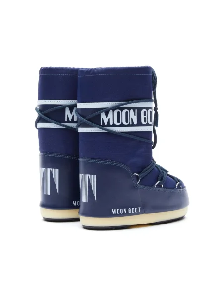 Botki dziecięce Moon Boot niebieskie