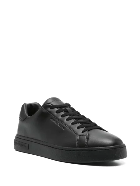 Sneakerși Armani Exchange din piele negru