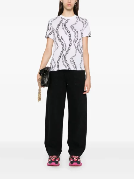 Marškinėliai Versace Jeans Couture balta