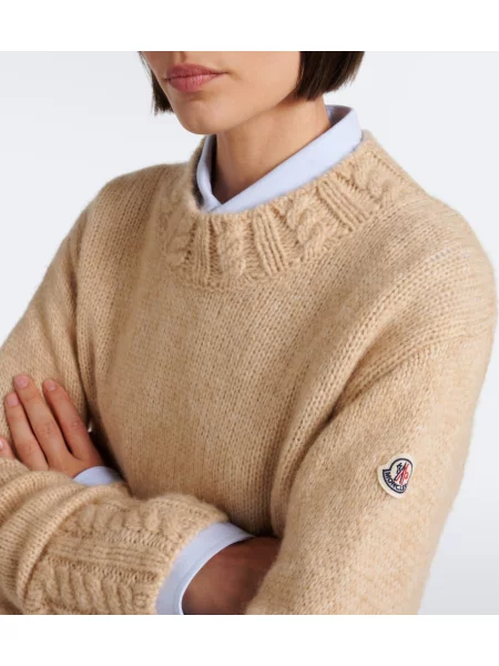 Pulover Moncler de lână bej