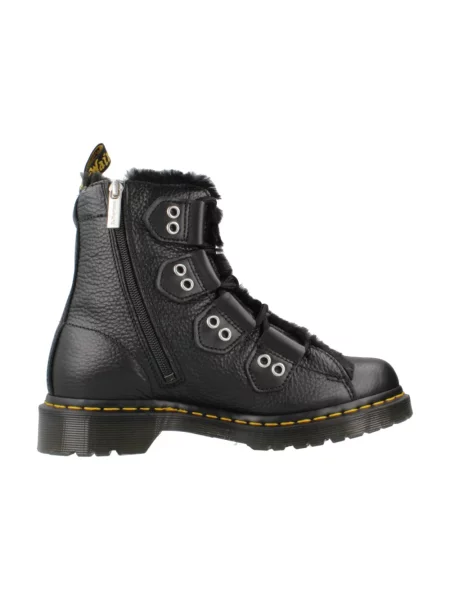 Dr. Martens Trapery Faux Fur Lined czarny