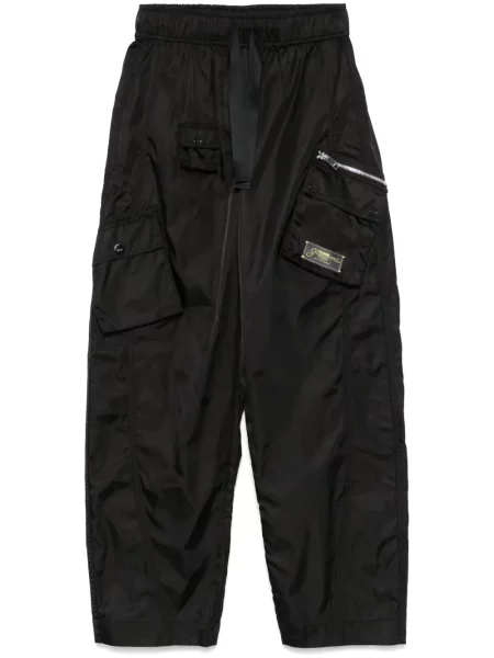 Pantaloni cargo Ganni negru