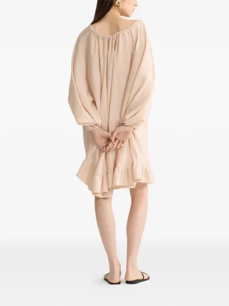 Mała sukienka mini Patou w paski garniturowa