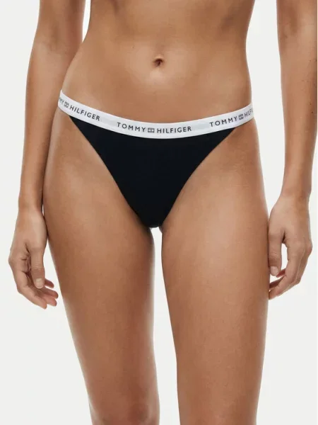 Tommy Hilfiger Stringi czarny