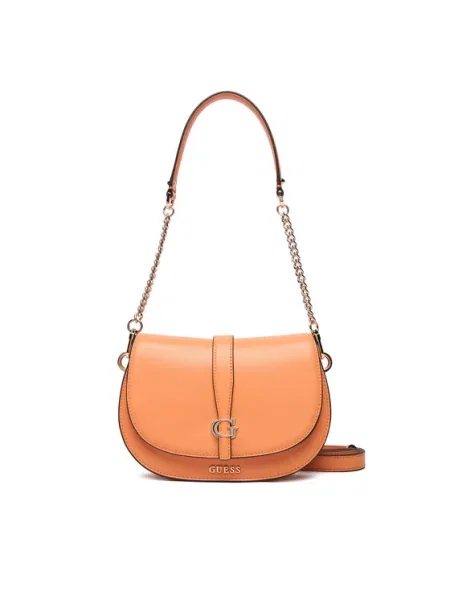 Ročna torba Guess Carrie oranžna