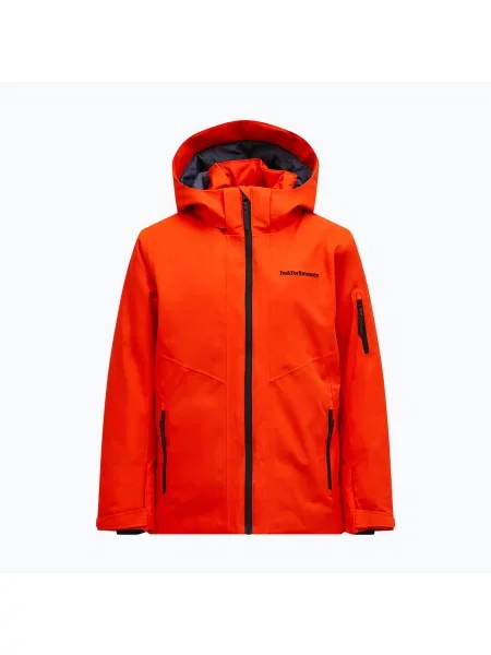 Geacă de schi pentru copii Peak Performance JR Maroon Insulated solar burst