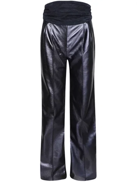 Pantaloni Laquan Smith albastru