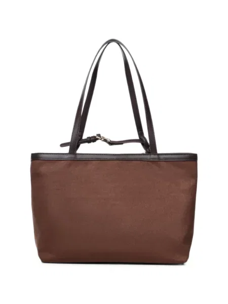 Geantă shopper V°73 cu imagine cu model leopard maro