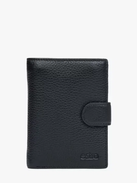 Estro Портмоне Шкіра чорний
