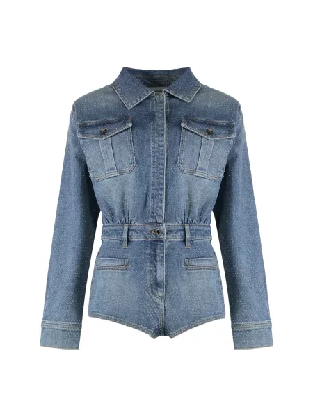 Kryształ górski kombinezon Self-portrait niebieski