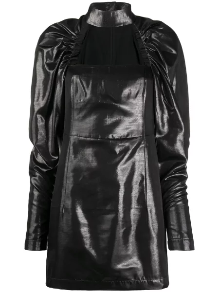 Rochie Rotate Birger Christensen cu volane negru