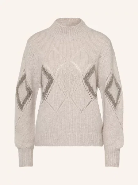 Hemisphere Sweter Z Kaszmiru grau szary