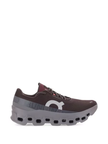 Sneakerși On plasă maro