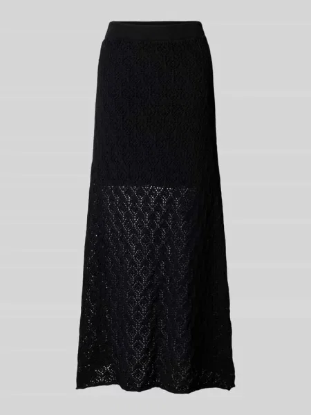 Długa spódnica z elastycznym pasem model ‘NIVA’ Selected Femme czarna