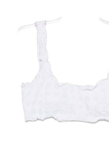 Bikini Polo Ralph Lauren cu dungi cu broderie albastru