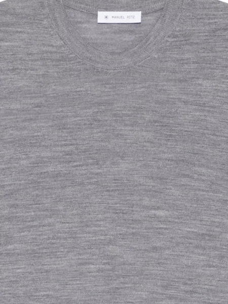 Lung tricou Manuel Ritz gri