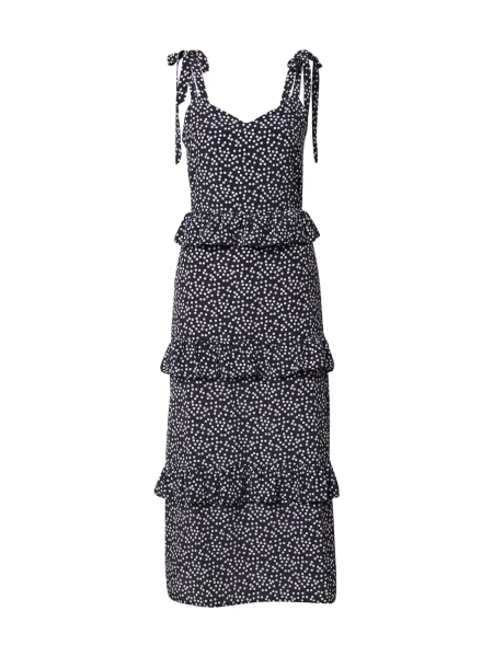 Sistaglam Poletna obleka Kia temno modra bela