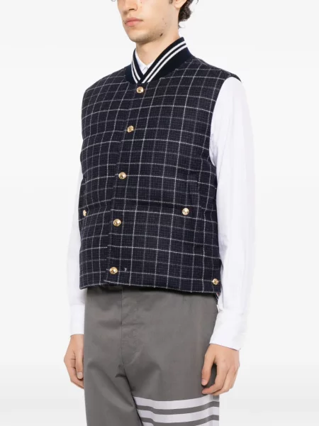 Щракване пухен елец Thom Browne синьо