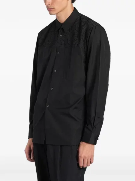 Cămașă Comme Des Garcons Homme Plus din dantelă negru