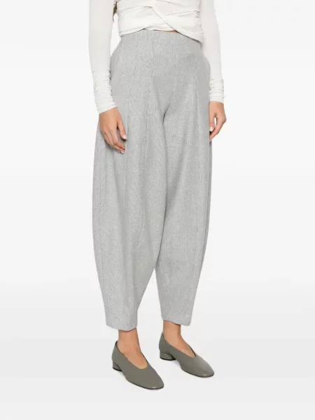 Παντελόνι Liviana Conti houndstooth γκρι