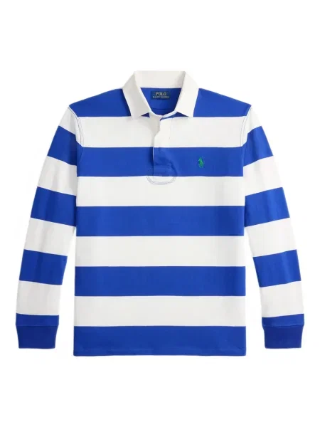 Ριγέ δερμάτινος κάλτσες Polo Ralph Lauren με κορδόνι μαύρο