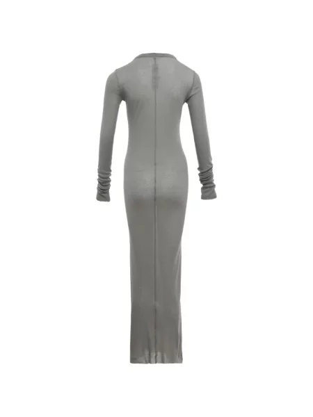 Lung rochie maxi Rick Owens gri