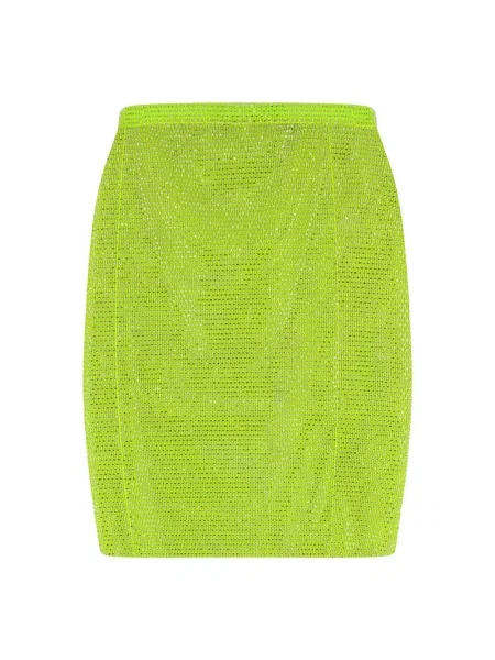 Przezroczysta mały spódnica mini Santa Brands zielona