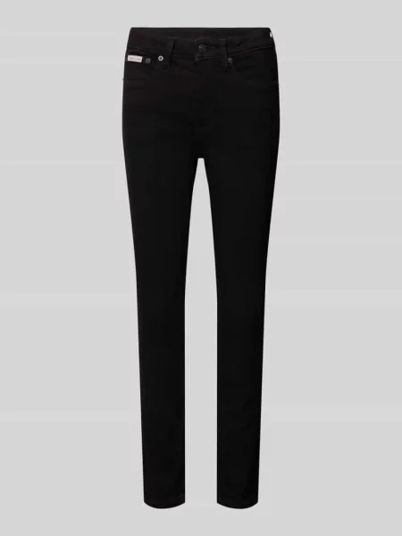 Skinny jeansy skinny Calvin Klein czarne
