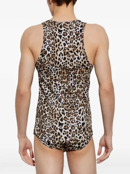 Vestă Dsquared2 cu imagine cu model leopard