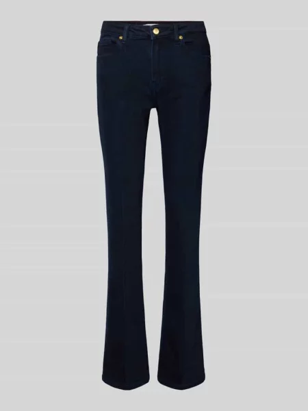 Jeansy z poszerzaną nogawką o kroju regular fit z mieszanki bawełny Tommy Hilfiger niebieskie