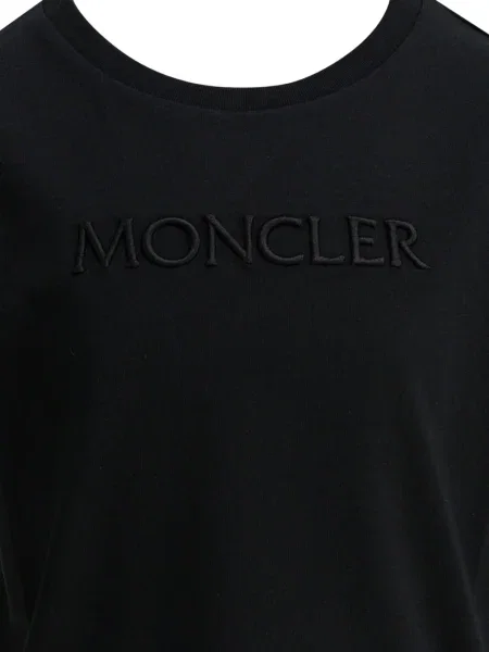 Koszulka dziecięca Moncler Enfant czarna