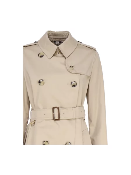Płaszcz Burberry z nadrukiem beżowy