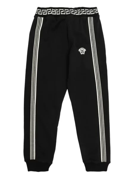 Spodnie dziecięce Versace czarne